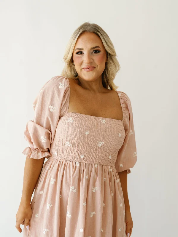 Abby Dress - Blush