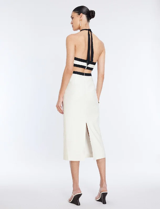 Lula Contrast Trim Midi Dress