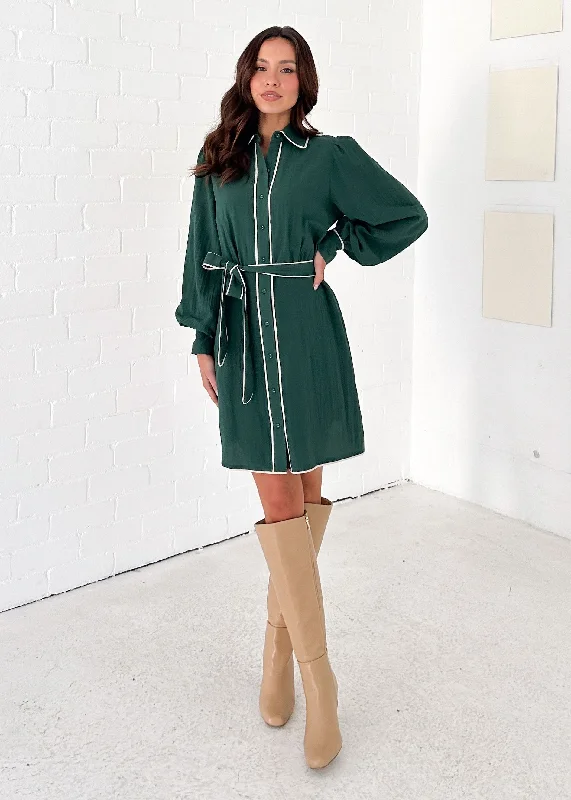 Adrienne Dress - Emerald