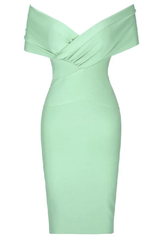 Bea Bandage Dress - Mint Green