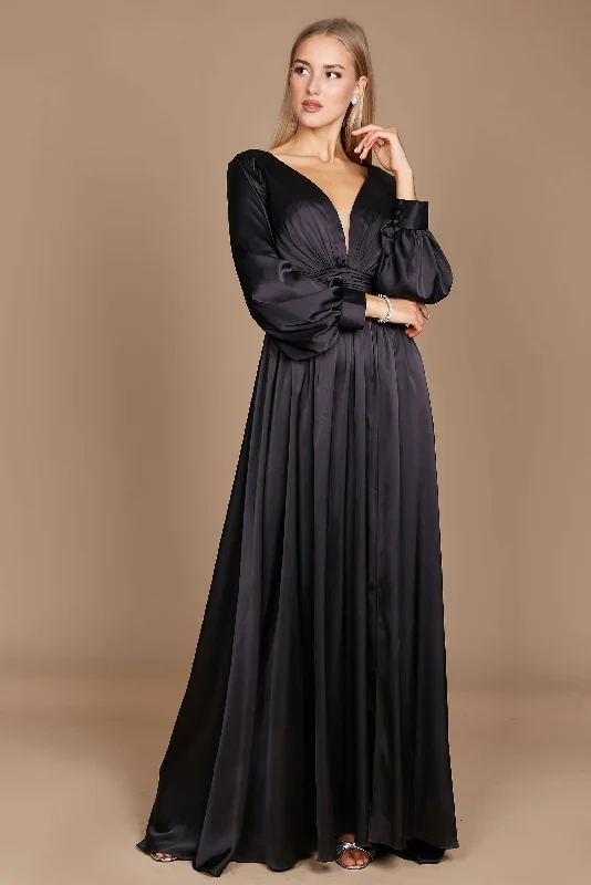 Dylan & Davids Long Sleeve Formal Evening Party Dress