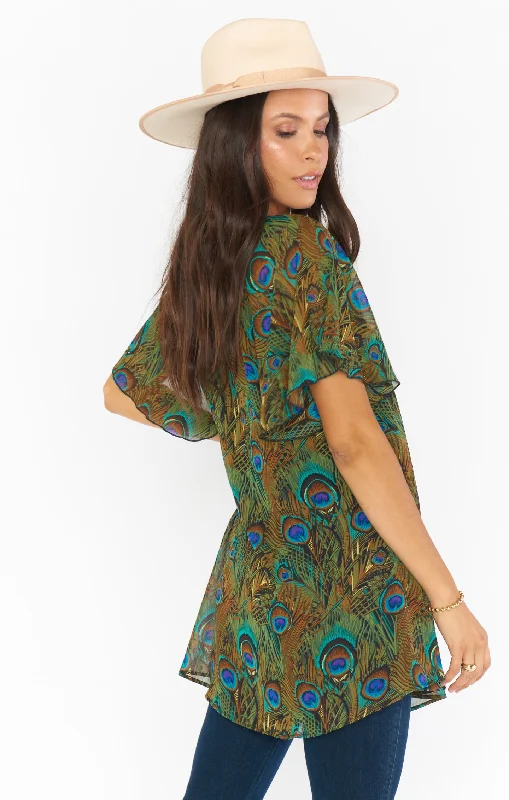 Juana Tassel Tunic ~ Original Peacock