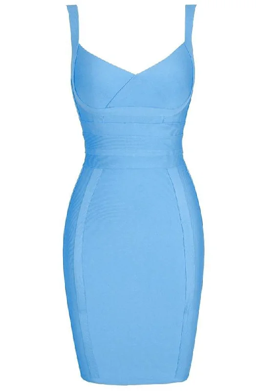 Kit Bandage Dress - Sky Blue