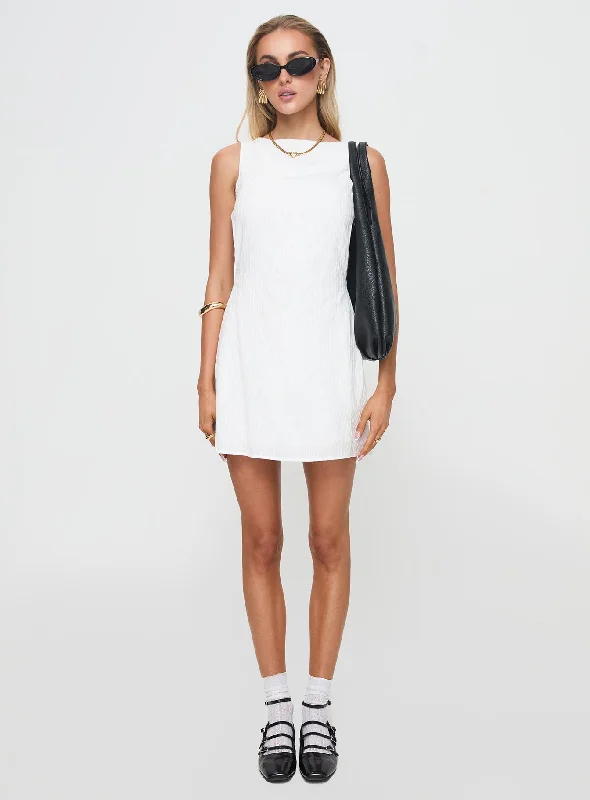 Swoon Mini Dress White