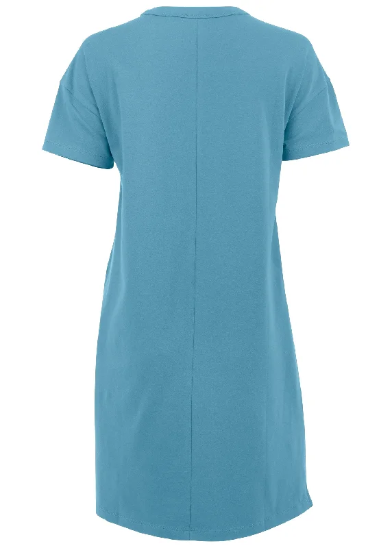 T-shirt dress - Blue