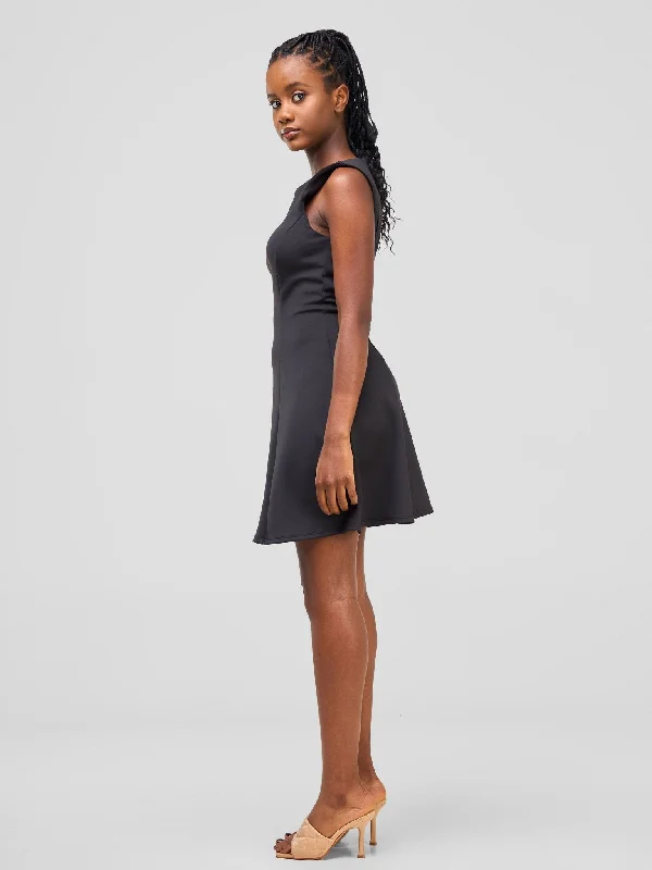 Zoya Sitawi A-line Mini Dress - Black