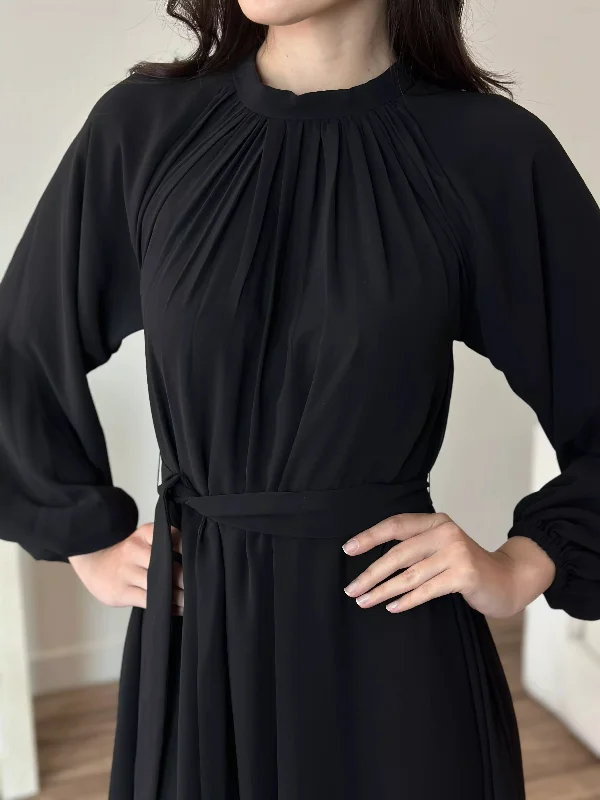 Aria Black Long Dress