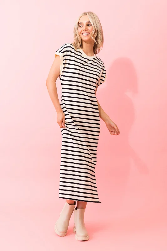 Kylee Maxi Dress Cotton Stripe