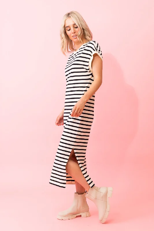 Kylee Maxi Dress Cotton Stripe