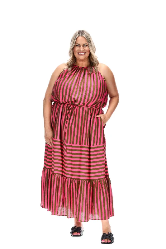 Cassandra Maxi Dress Stripe