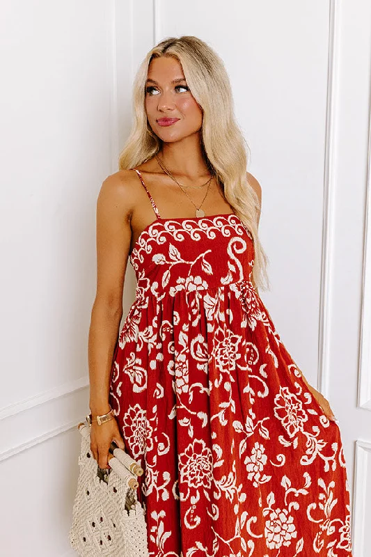 Tucson Sunset Floral Maxi Dress