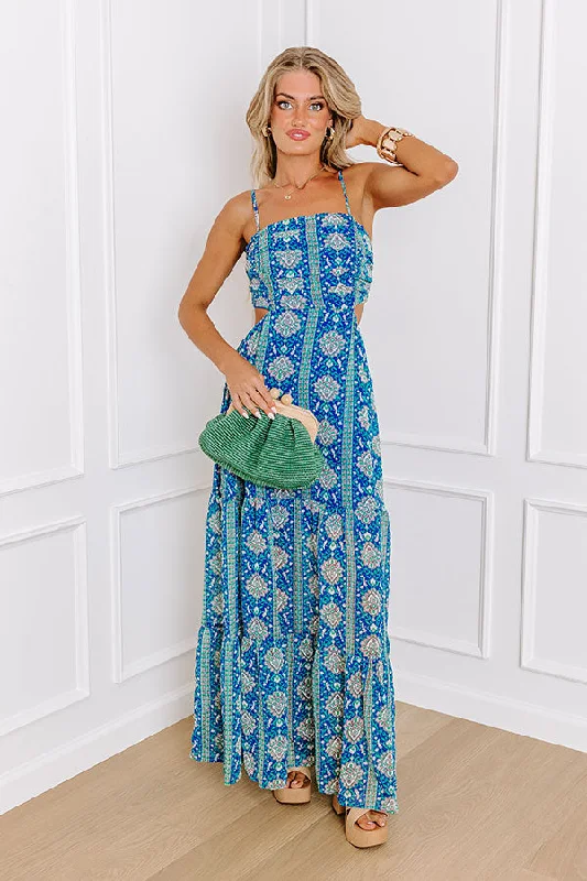 Wildflower Wonder Chiffon Maxi Dress