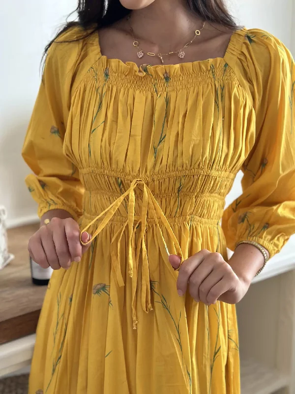 Yellow Haze Summer Dress