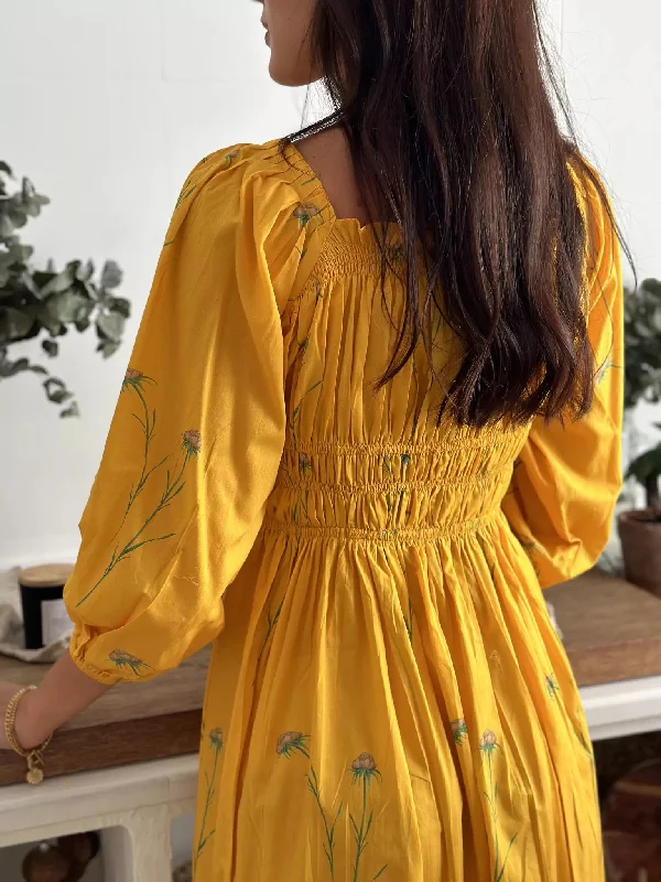 Yellow Haze Summer Dress