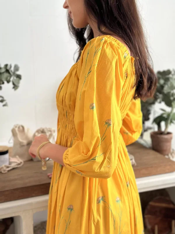 Yellow Haze Summer Dress