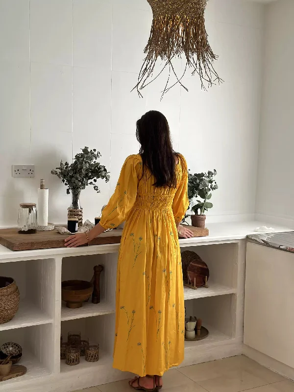 Yellow Haze Summer Dress