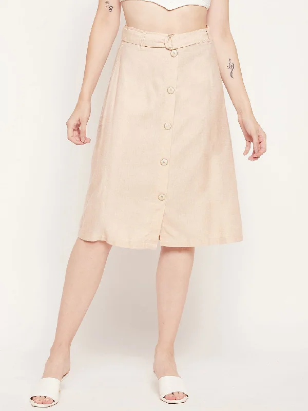 Madame Women Beige Skirt