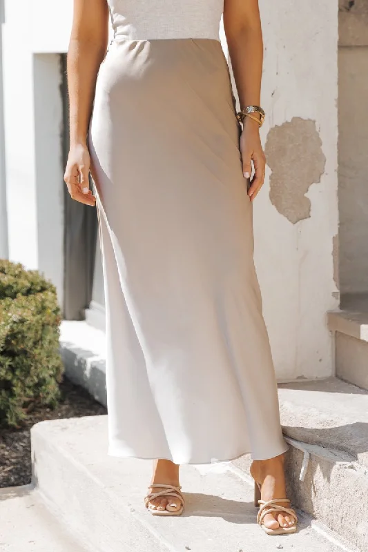 MUSE Taupe Ombre Maxi Skirt - FINAL SALE