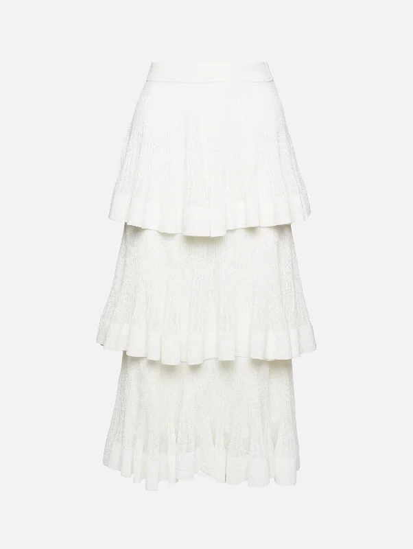 Natura Tiered Ruffle Skirt