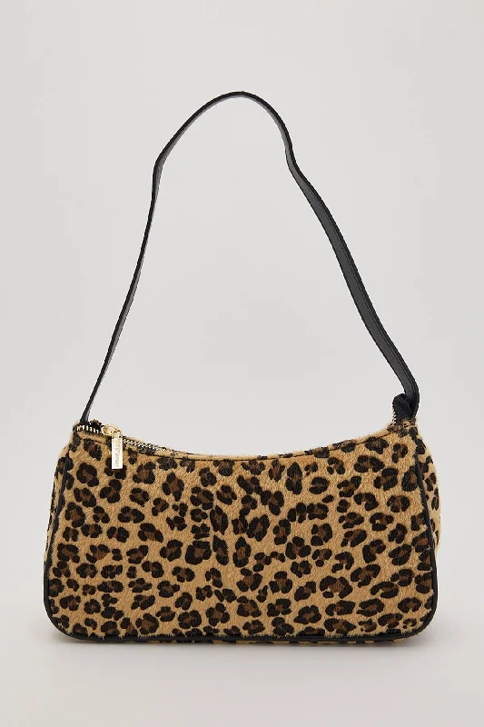 Perfect Stranger Faux Leopard Bellami Handbag Animal Print