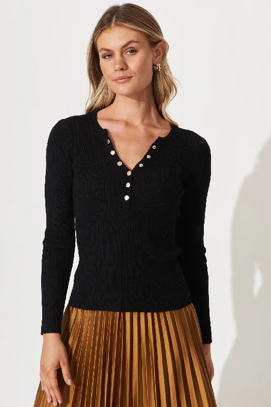 Dover Heights Knit In Black