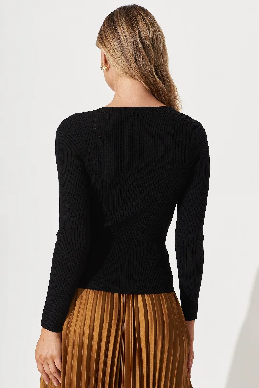 Dover Heights Knit In Black