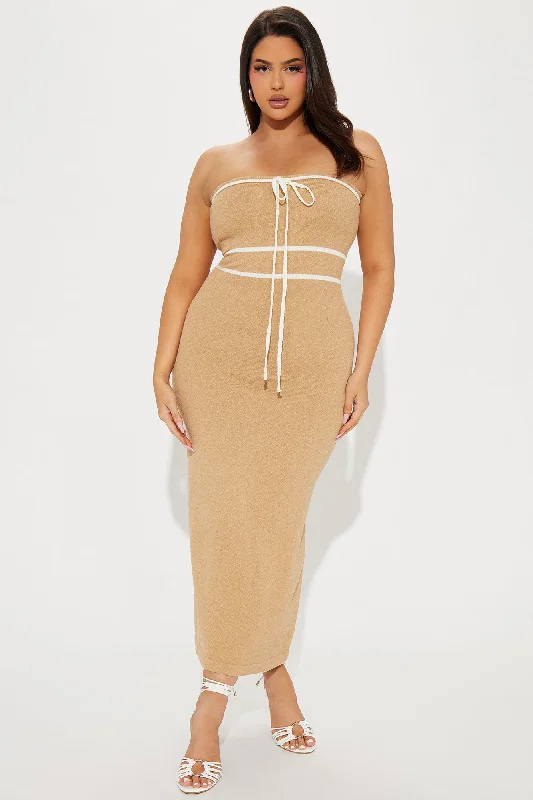 Katie Sweater Maxi Dress - Mocha