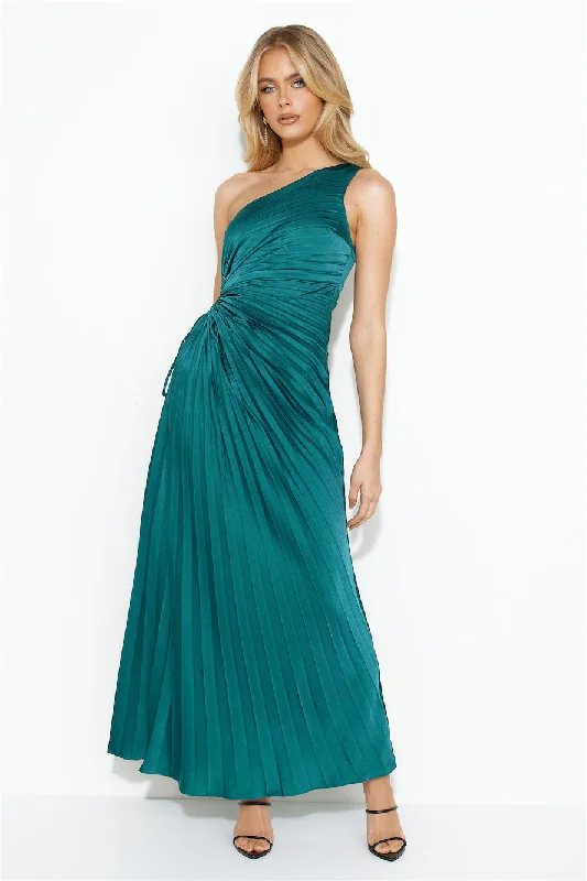 Season Of Weddings Maxi Dress Forest Green