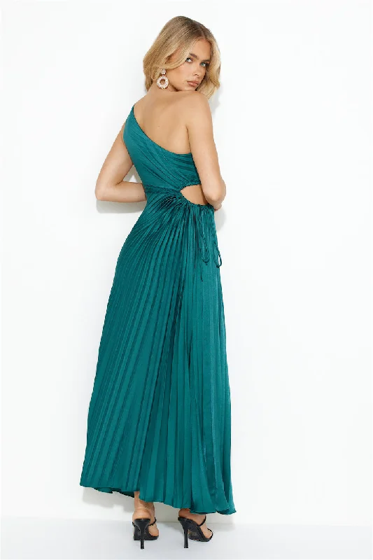 Season Of Weddings Maxi Dress Forest Green