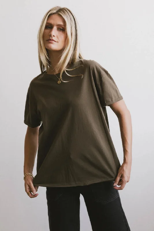 Gunner Basic Tee in Dark Olive