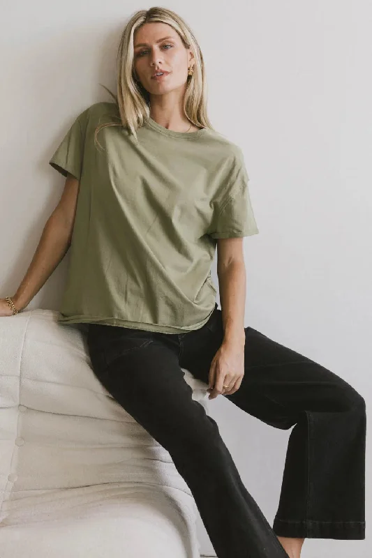 Gunner Basic Tee in Light Olive