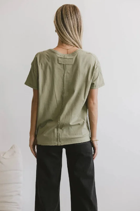 Gunner Basic Tee in Light Olive