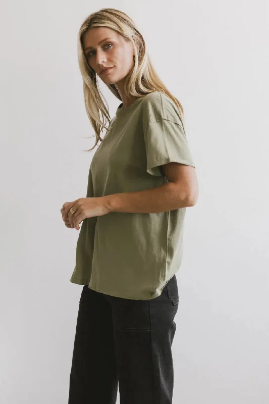 Gunner Basic Tee in Light Olive