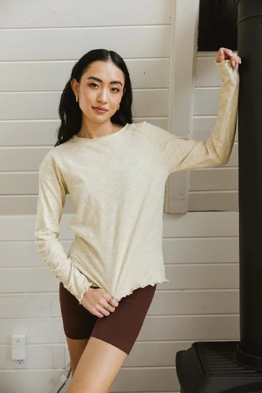 Kaylani Knit Top in Oatmeal