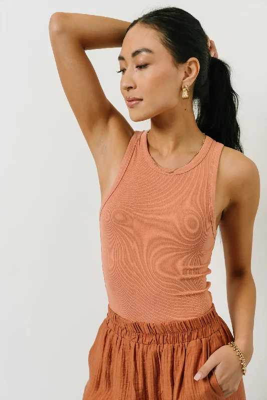 Kendall Tank in Salmon - FINAL SALE