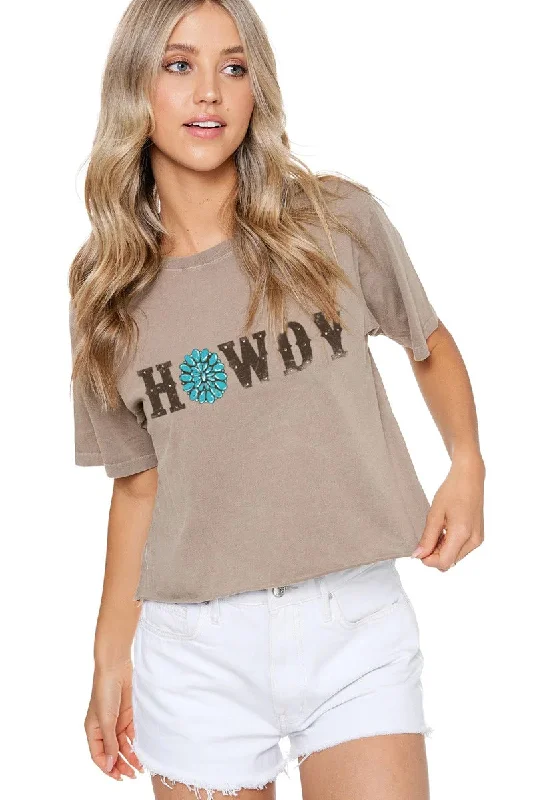 Zutter Howdy Cropped Tee