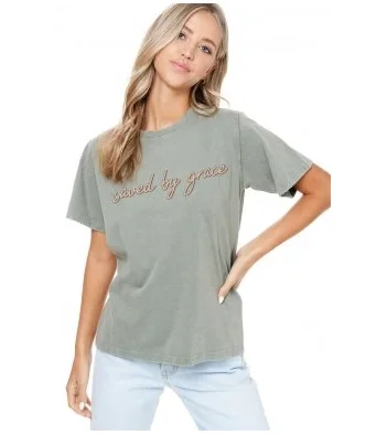 Zutter Saved By Grace Stitch Tee