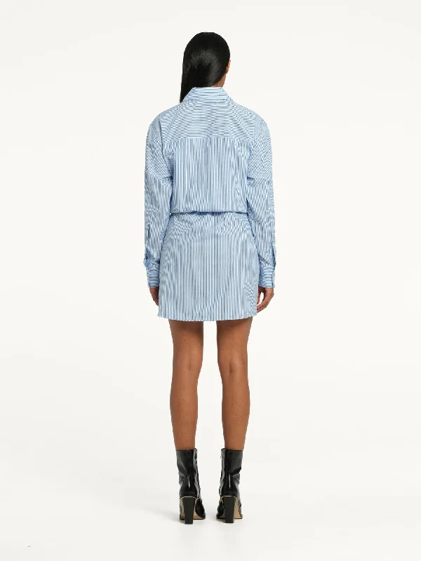 Georgia Shirt Dress Coastal Stripe