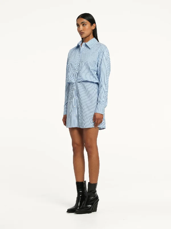 Georgia Shirt Dress Coastal Stripe