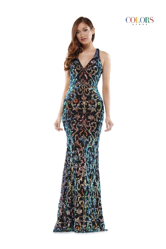 Snag the Best Prices Now!Colors 2520 Colors Long Formal Fitted Prom Dress Sale
