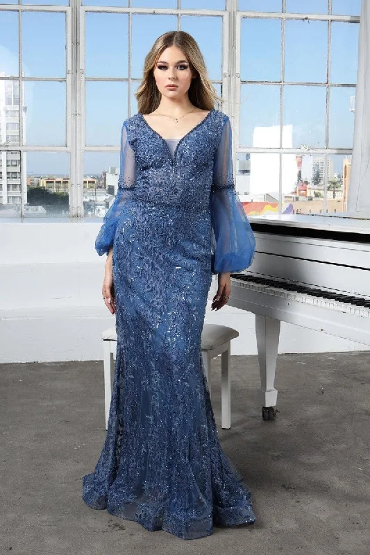 Seasonal Sale – Shop Now!High Couture NR2205 Long Sleeve Formal Evening Dress