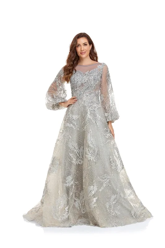Shop the Hottest Deals!High Couture NR2226 Prom Long Sleeve Formal A Line Ball Gown Shop the Hottest Deals!High Couture NR2226 Prom Long Sleeve Formal A Line Ball Gown