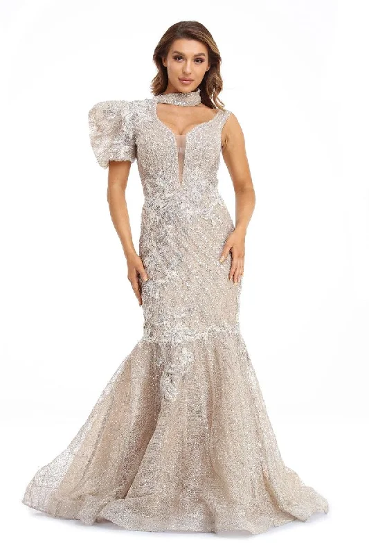 Flash Sale – Act Fast!High Couture NR2254 Prom Long Formal Mermaid Dress
