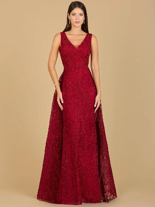 Exclusive Offers You’ll Love!Lara Dresses 29197 Sleeveless Long Overskirt Prom Dress
