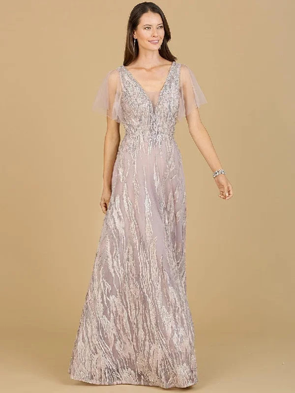Save More with Every Purchase!Lara Dresses 29201 Long Cape Sleeve Formal Dress