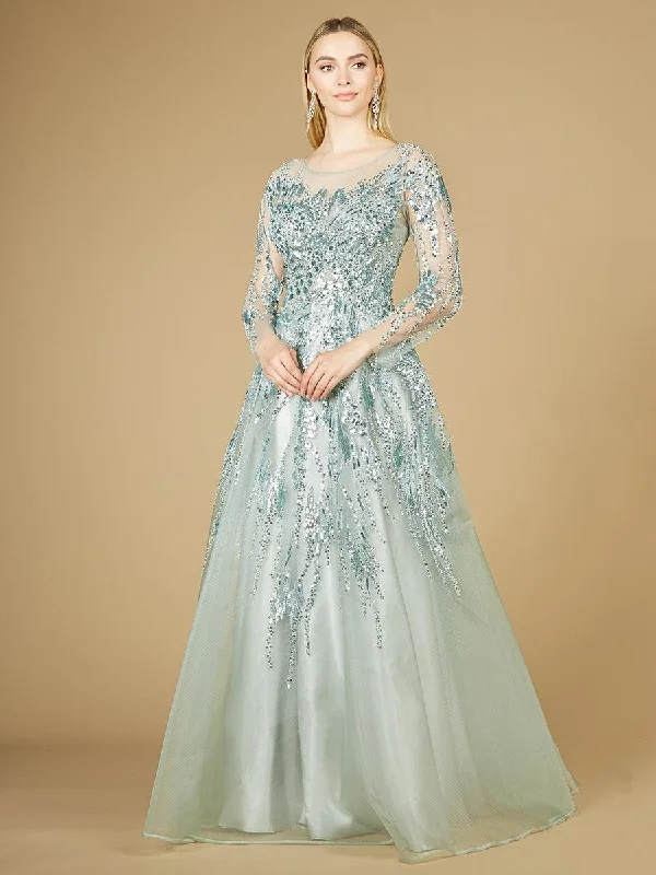 Get More, Spend Less – Shop Now!Lara Dresses 29208 High Neck Long Evening Gown