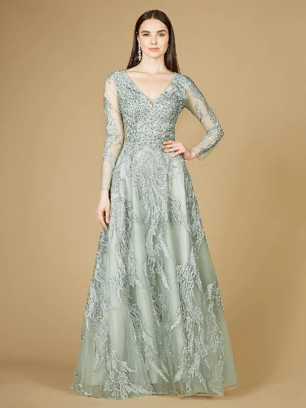 Limited Time Offer!Lara Dresses 29209 Long V-Neck Evening Gown