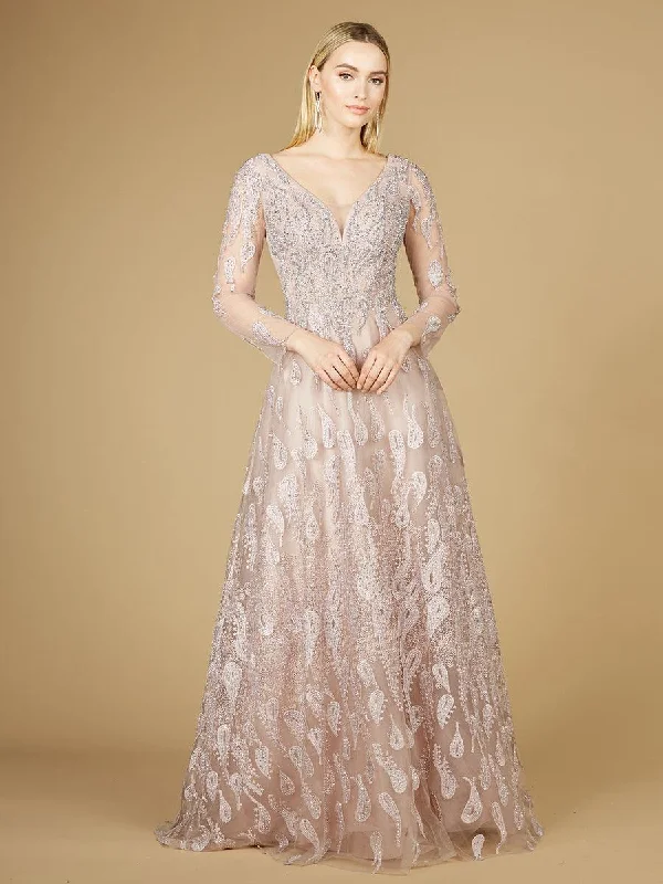 Don't Miss Out!Lara Dresses 29212 Long V-Neck Evening Gown