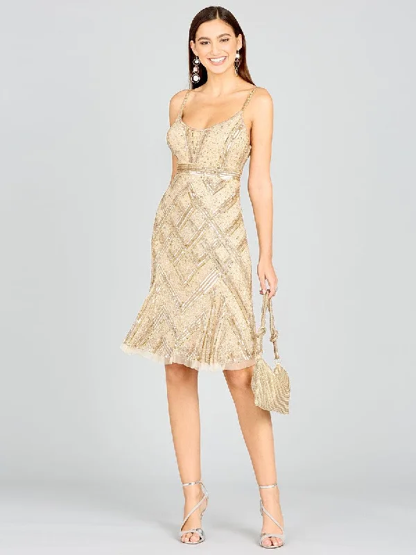 Unbeatable Prices!Lara Dresses 29218 Spaghetti Strap Sequin Cocktail Dress