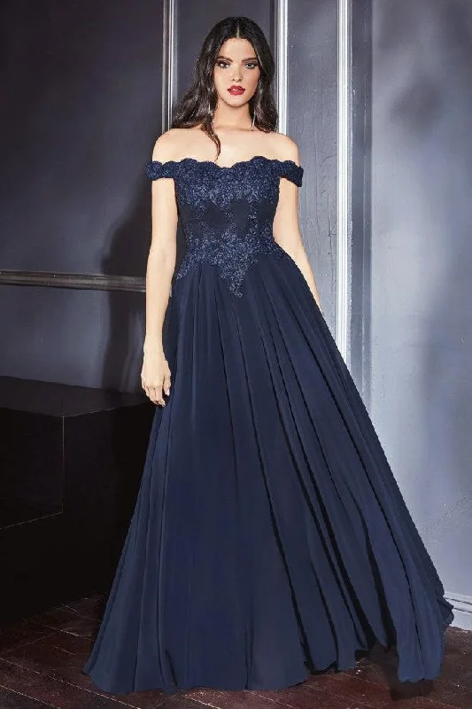 One Click Away from Big Savings!Long Off Shoulder Lace Black Wedding Dress